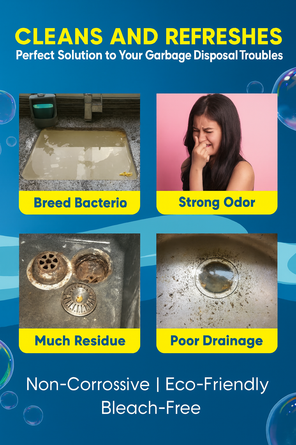 LemonBlast Deep Clean Bubble Tablets | Buy 1 Get 1 Free | 24pc