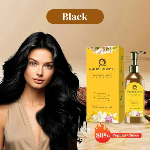 Natural Hair Dye Shampoo – Long-Lasting & Chemical-Free (Pack of 2, 100ML Each)