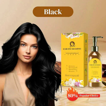 Natural Hair Dye Shampoo – Long-Lasting & Chemical-Free (Pack of 2, 100ML Each)