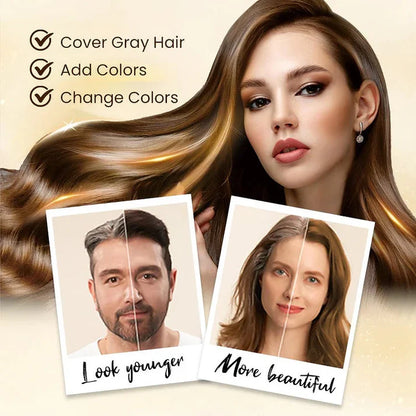Natural Hair Dye Shampoo – Long-Lasting & Chemical-Free (Pack of 2, 100ML Each)